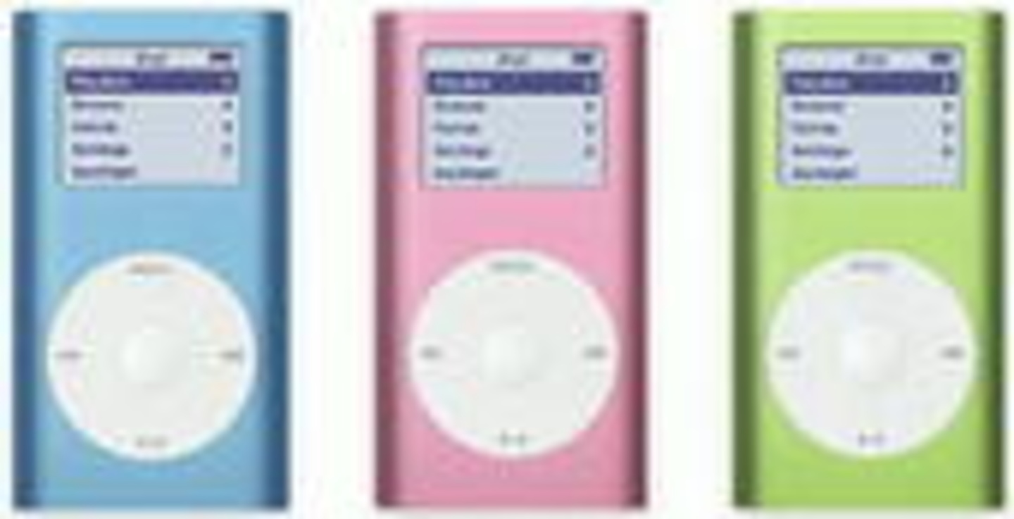 In gut zwei Wochen zu haben: iPod mini