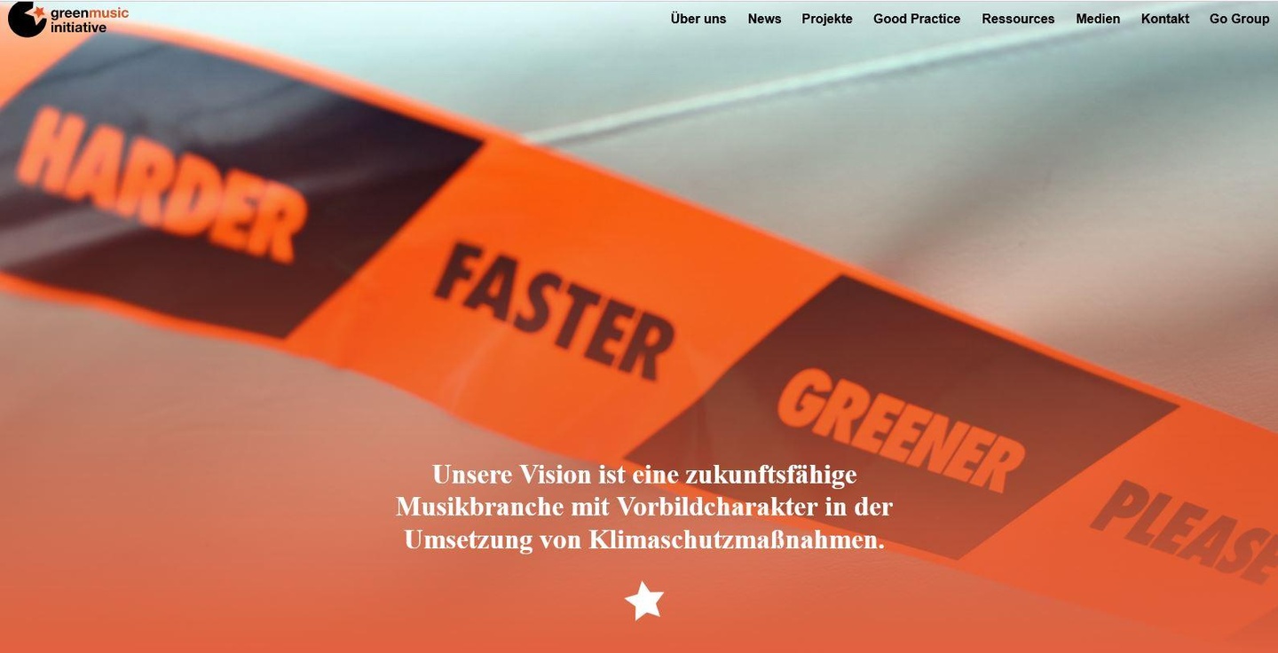 Fördert eine klimaverträgliche Musik- und Entertainmentbranche: die Green Music Initiative