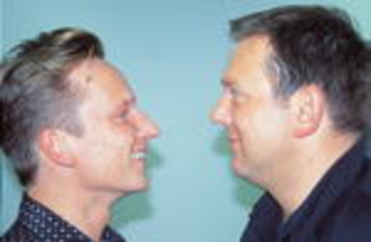 Führungsduo auf Augenhöhe: Bruns und Rogosch (r.)