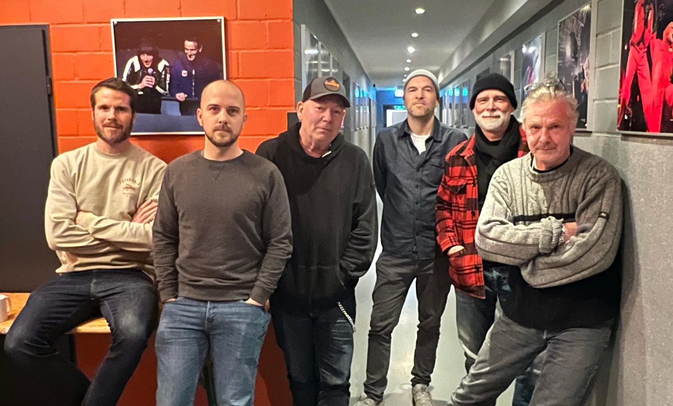 Trafen sich in Berlin (von links):: Marcel Tietze, Robin Conze (beide Loft Concerts, Berlin), Frank Bergmeyer (Propeller Music, München), Diak Haring (STP Hamburg Konzerte, Hamburg), Joche...