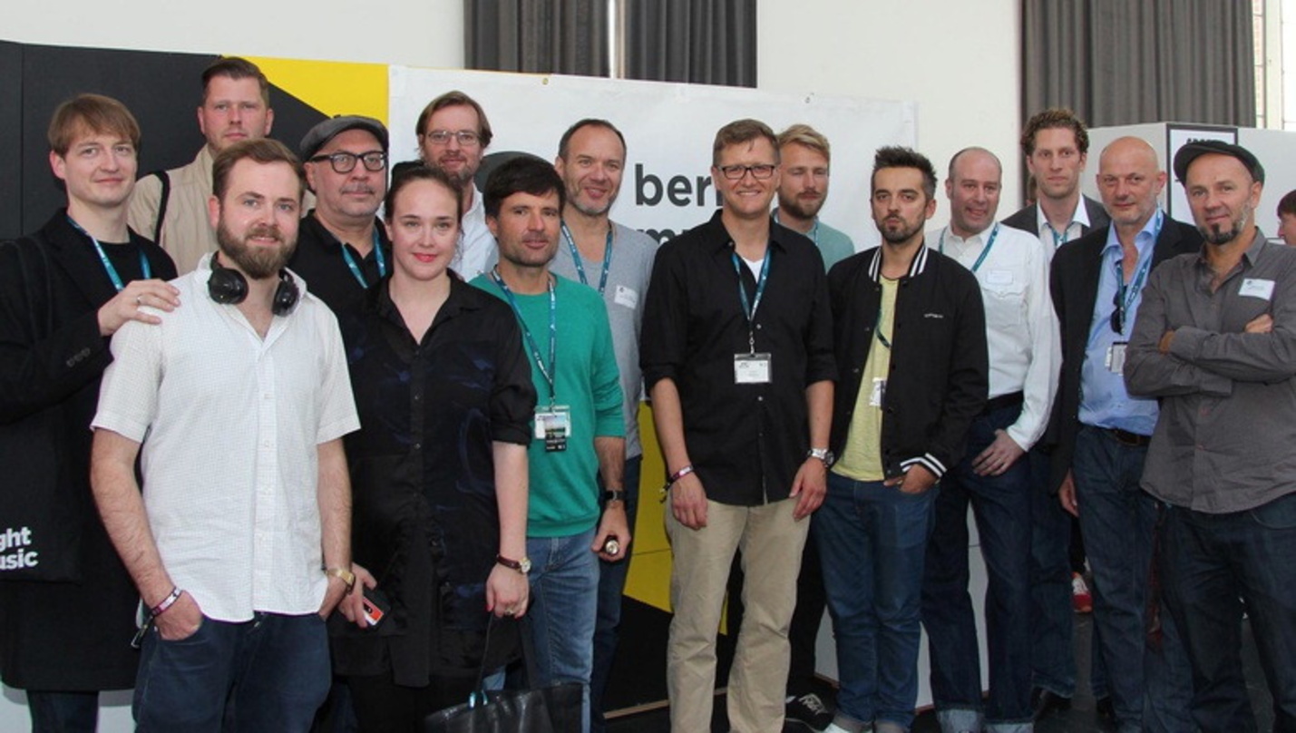 Das von der Berlin Music Commission ausgerichtete Zirkeltraining stieß bei der Berlin Music Week auf großes Interesse: Olaf Kretschmar (Berlin Music Commission, zweiter von rechts) mit den...
