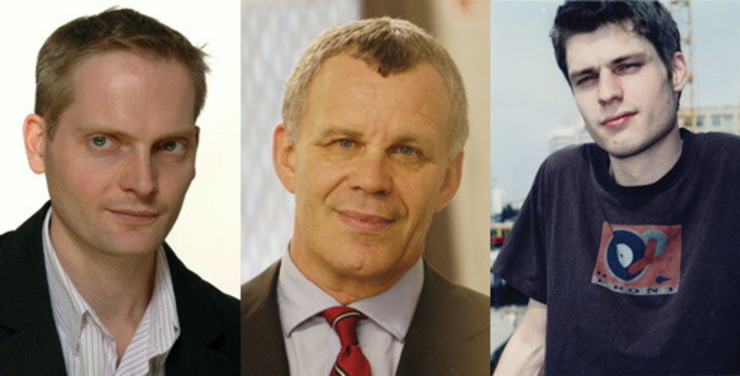 Beim Future Music Camp (v.l.n.r.): Will Page, Hubert Wandjo und Janko Röttgers