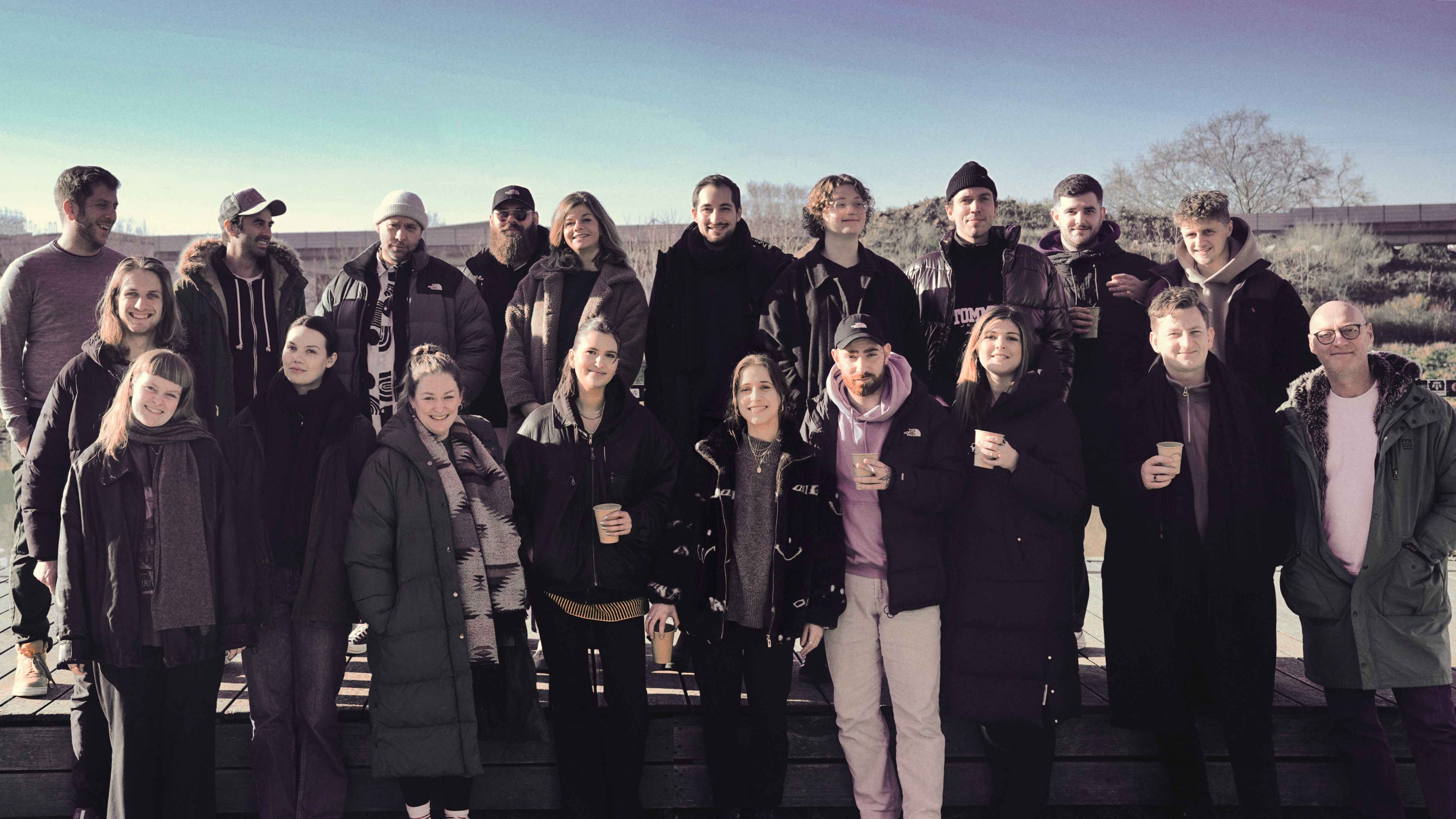 Posierten zusammen für ein Foto: die diesjährige Jury von Bandpool.