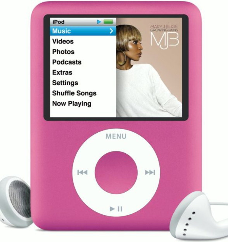 Modische Modellpflege: iPod nano in Pink