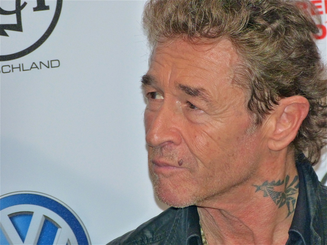 Hinterher in bester Laune: Peter Maffay
