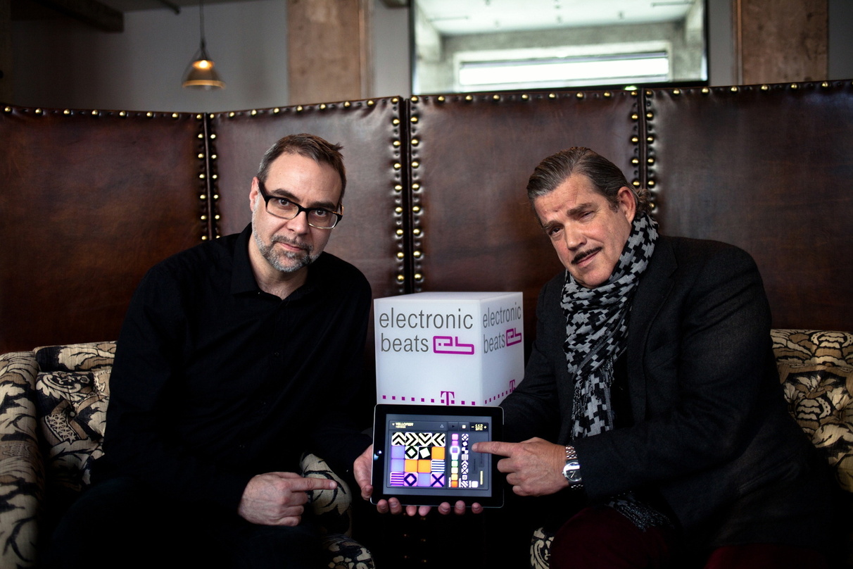 Bastelten mit ihren Entwicklerteam ein Jahr an Yellofier (von links): Konzeptgeber Håkan Lidbo und Boris Blank