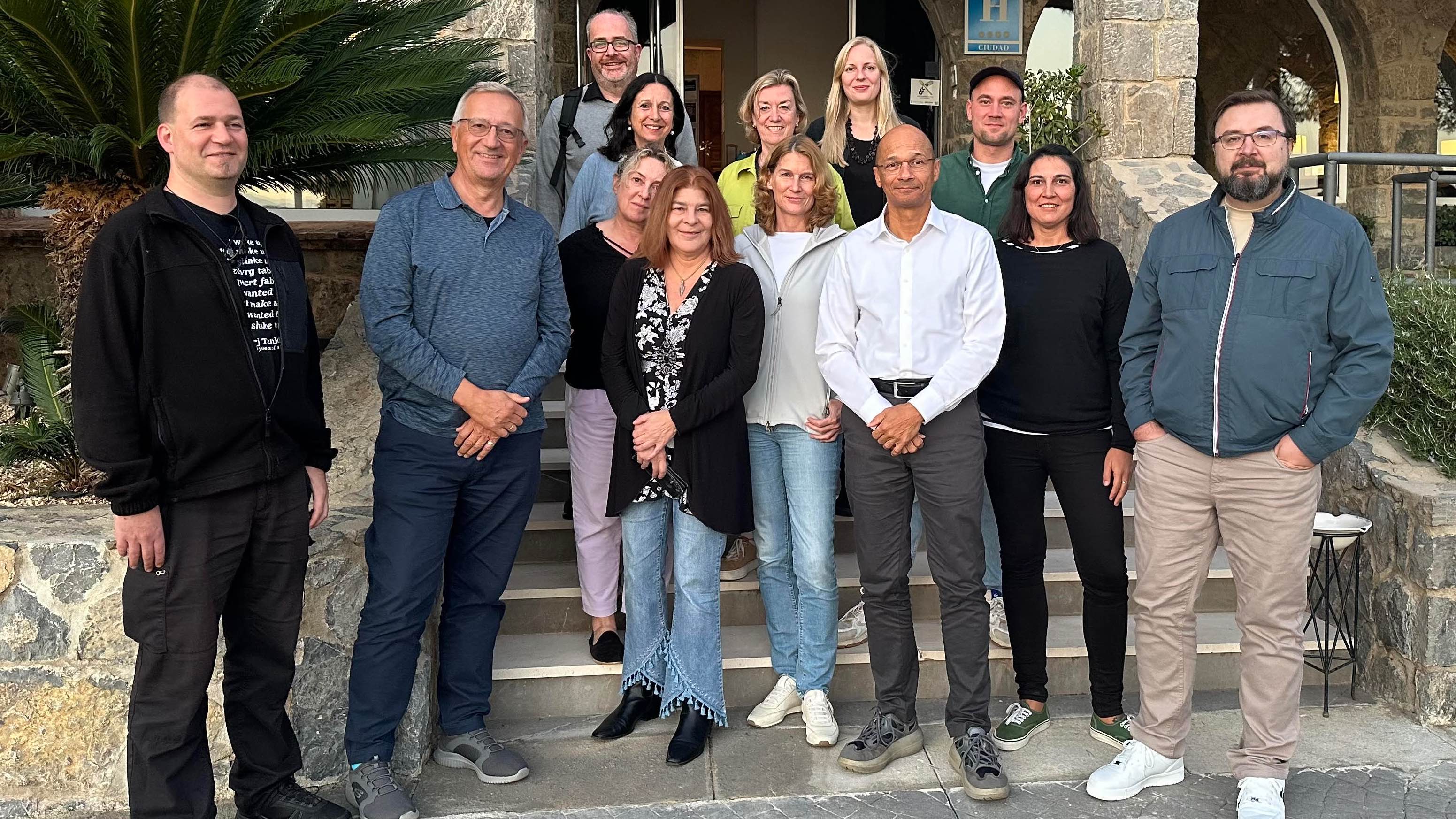 Mit dabei bei der ALV Master Class: Publishing 2024 (MCP24) in Málaga (von links): André Lummer (Kick the Flame Publishing), Georg Löffler (GLM Publishing), Sören Sellmer-Koegel (Meisel Mu...