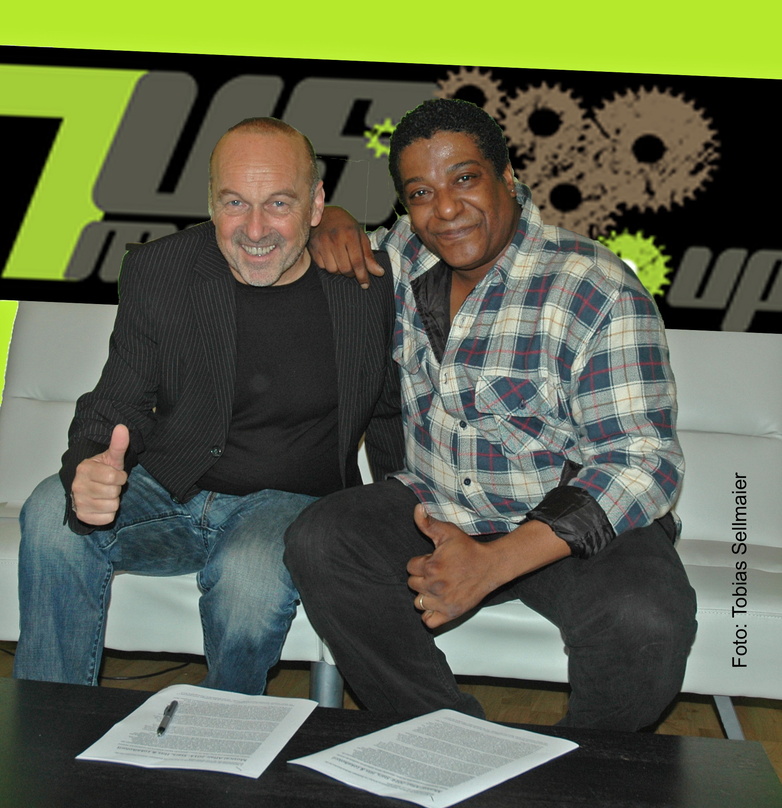 Neue Partner: Hans Derer (links, Geschäftsführer 7us media group) und Sydney Youngblood