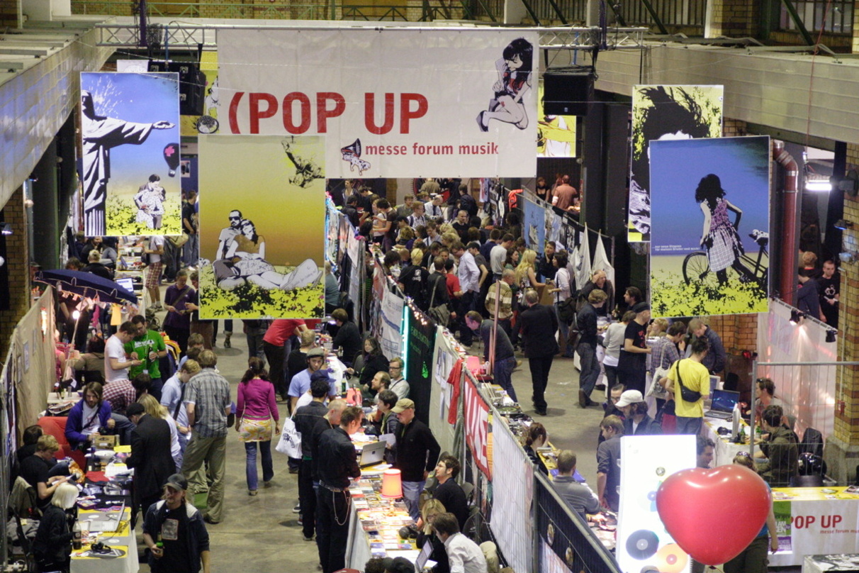 Gut besucht: die Pop Up 2008 in Leipzig