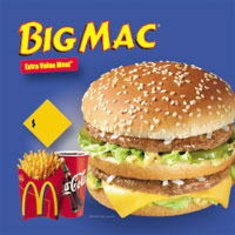 Soll mit Sony-Downloads schmackhaft gemacht werden: der Big Mac von McDonald's