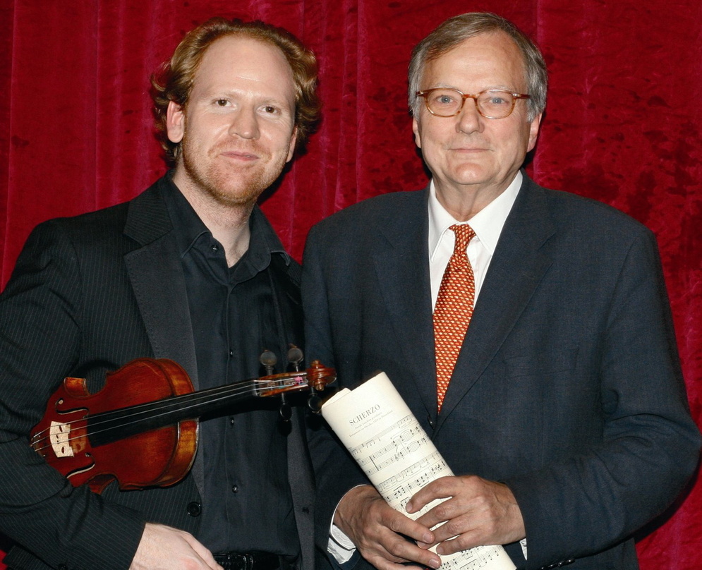 Schweriner Doppelspitze: Daniel Hope (l.) und Matthias von Hülsen