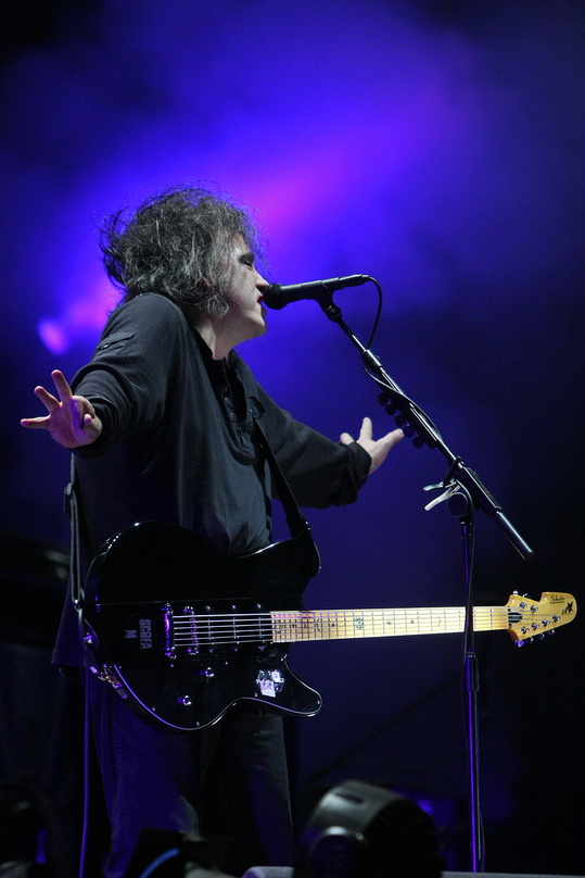 Mit The Cure bei beiden Festivals zu bestaunen: Robert Smith