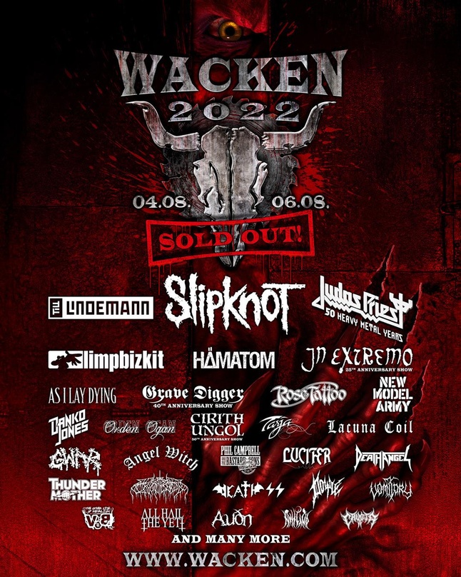 Soll 2022 wieder stattfinden: das Wacken Open Air