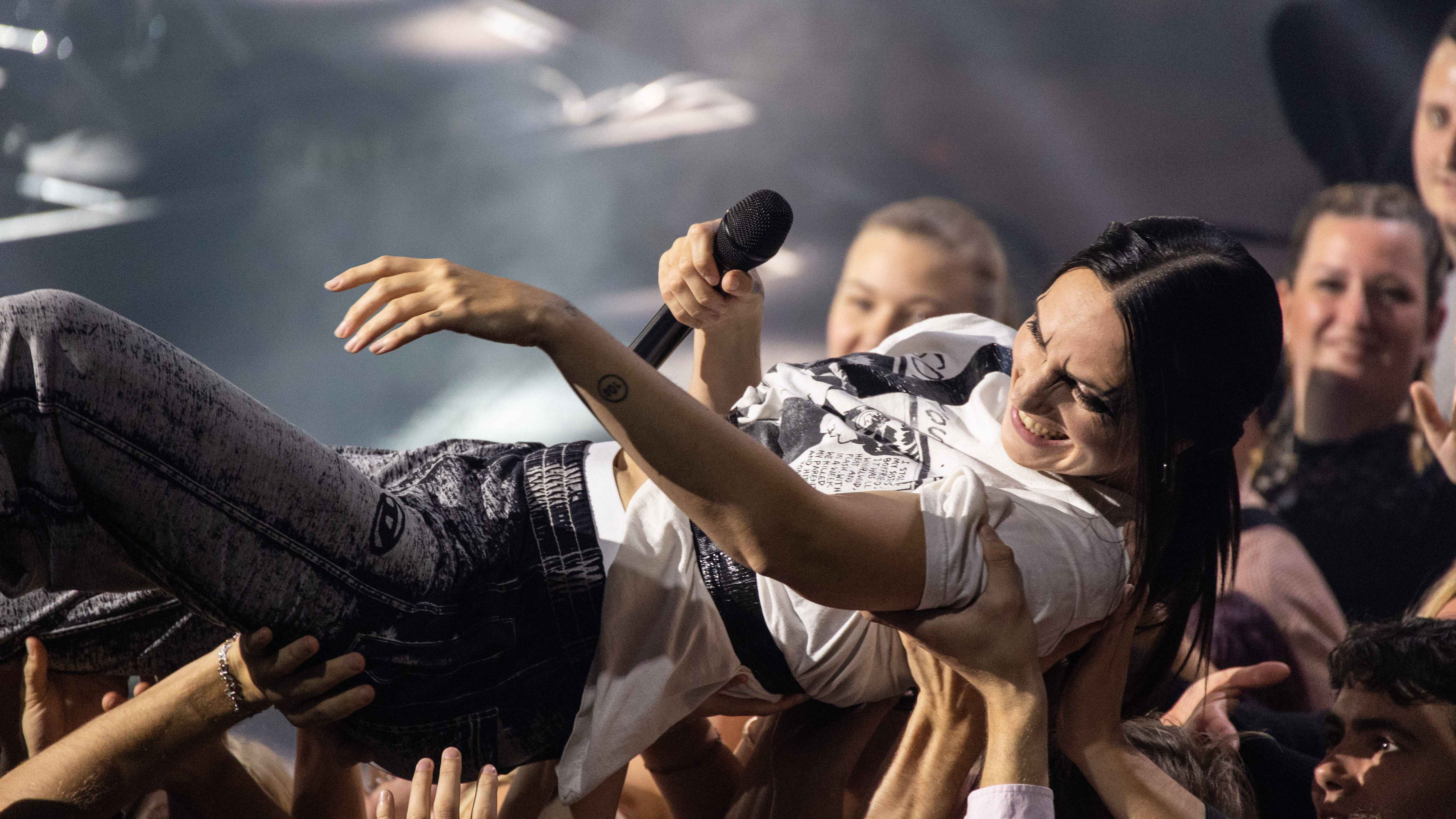 Getragen vom Publikum des dänischen Musikpreises P3 Guld in Copenhagen: die Sängerin Mø.