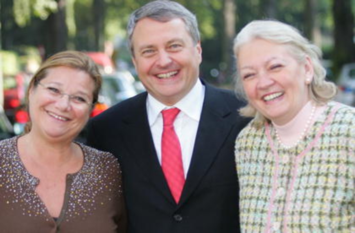 Das Midem-Team (v.l.n.r.): Dominique Leguern, VEO Paul Zilk und Deutschlandchefin Cornelia Much