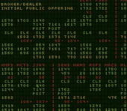 Broker/Dealer – Initial Public Offering
