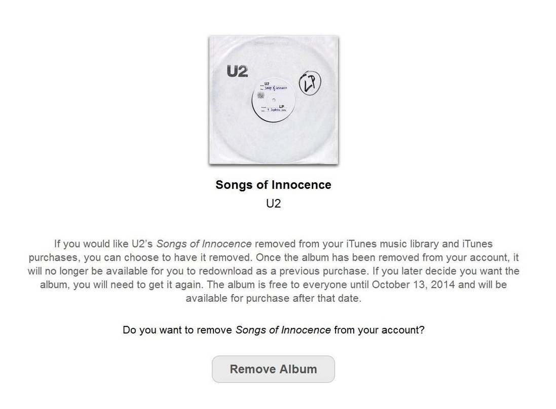 Soll helfen: Apple stellt ein Werkzeug bereit, mit dem Nutzer das neue Album von U2 dauerhaft aus ihrer Bibliothek löschen können sollen
