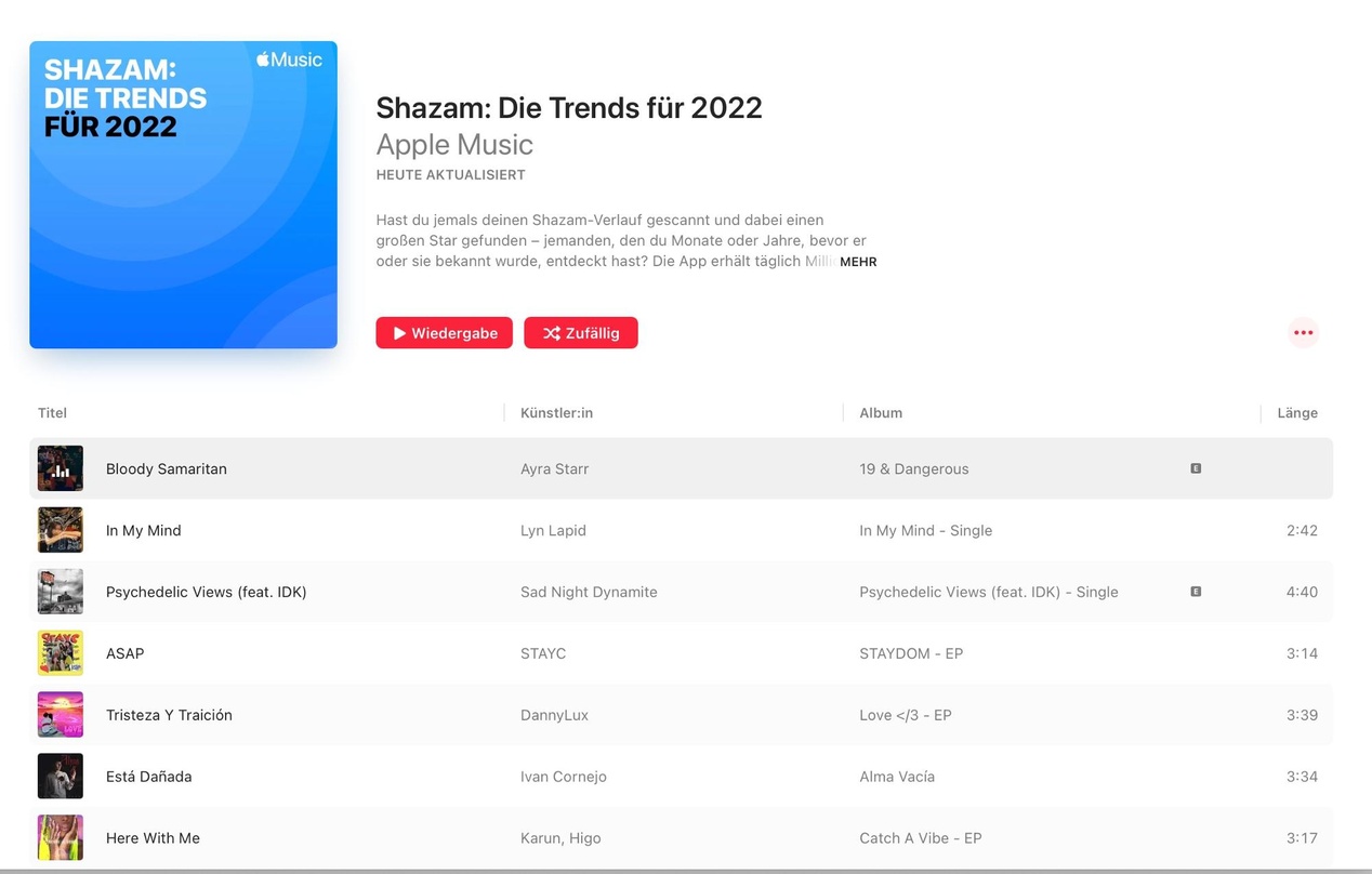 Versammelt 50 aufstrebende Künstler aus aller Welt: die Shazam-Trends-Playlist