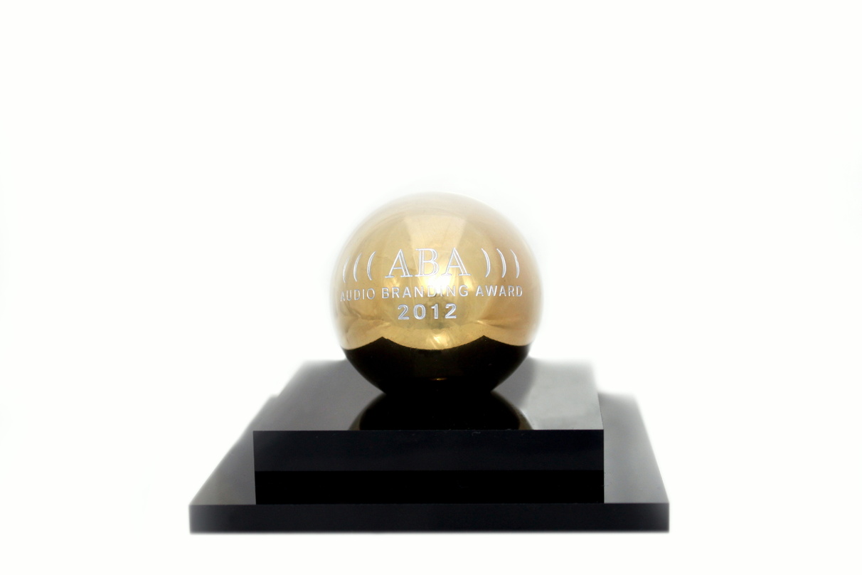 Wird dieses Jahr in Moskau verliehen: Der Audio Branding Award, hier in der Version von 2012