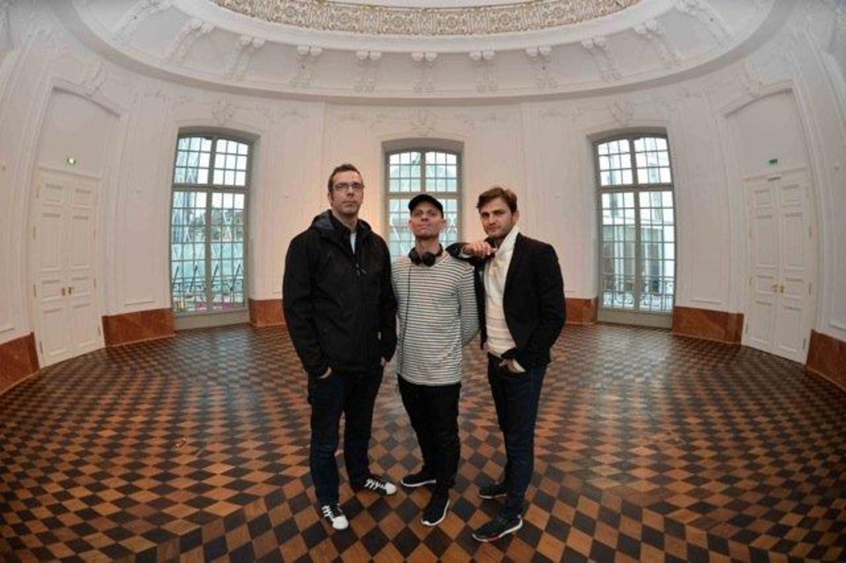 Die drei Väter des Berlin Show Orchestras (von links): Talent Buyer Stefan Lohmann, Felix Neumann und Lenn Kudrjawizki (beide Legrain Productions)