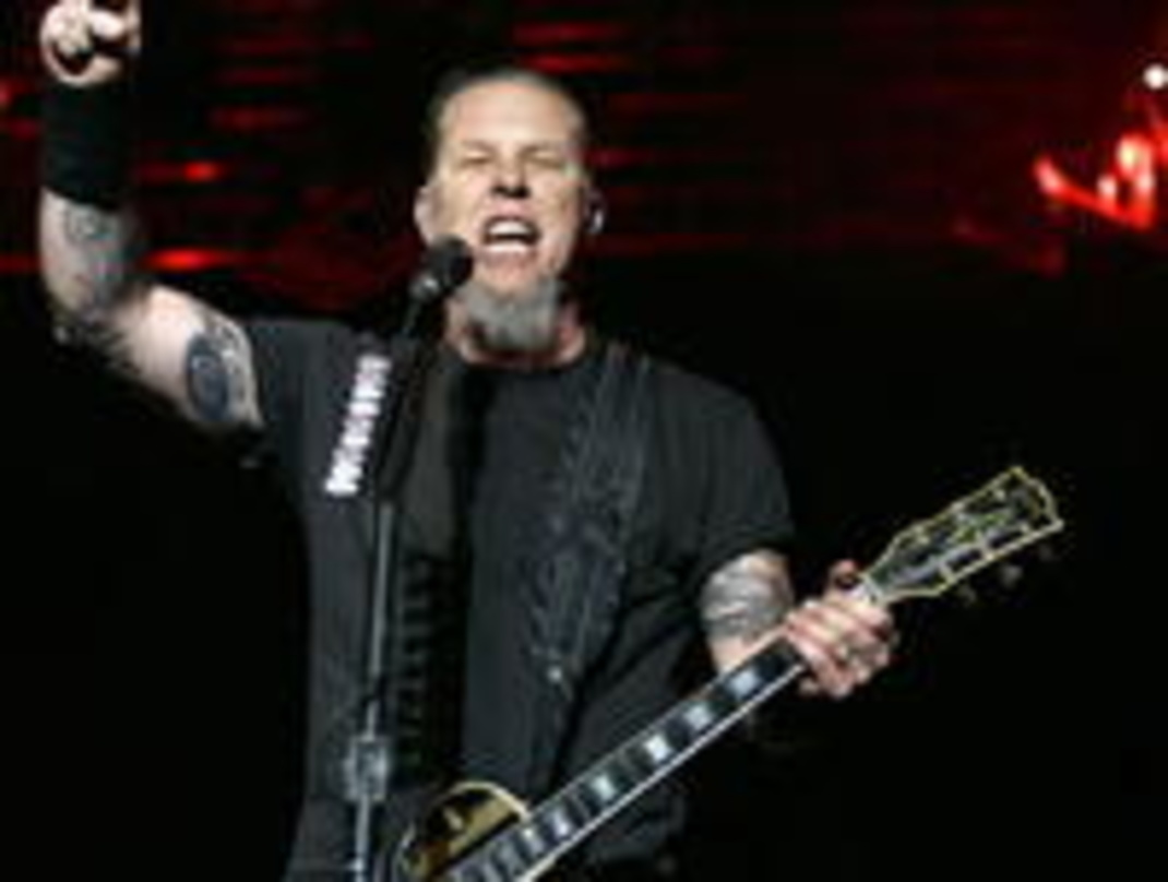 Sang am Freitagabend bei Nova Rock: James Hetfield von Metallica