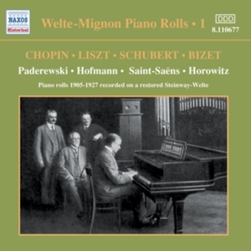 Hofmann/Horowitz – Welte-Mignon Piano Rolls