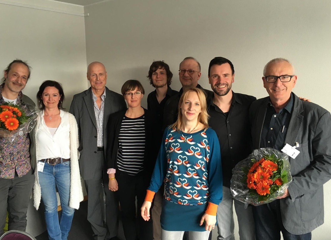 Trafen sich bei der Mitgliederversammlung (von links): Christoph Hillmann (ausgeschieden), Anette von Eichel, der UDJ-Vorsitzende Gebhard Ullmann, Silke Eberhard, Benjamin Schaefer, Wolfga...