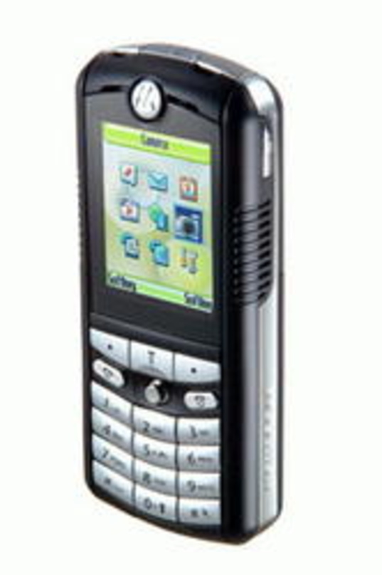 Soll Musikfreunde begeistern: das E398 von Motorola