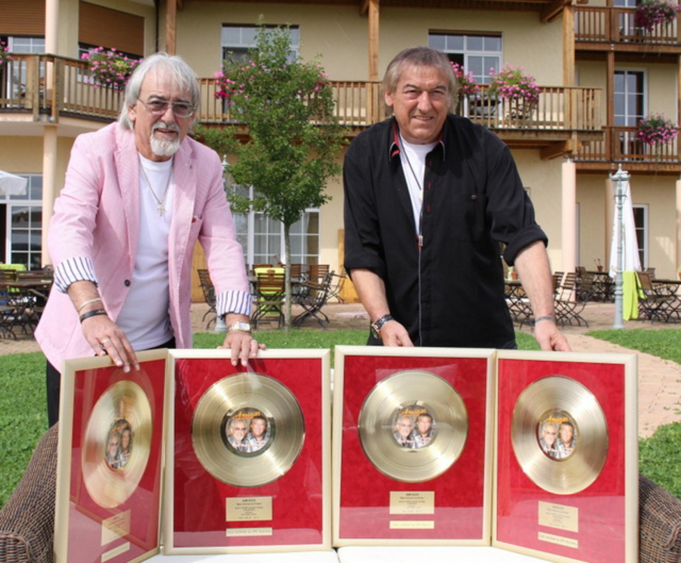 Krönten ihren Auftritt mit Gold: Die Amigos (Bild: Schneiderpress)