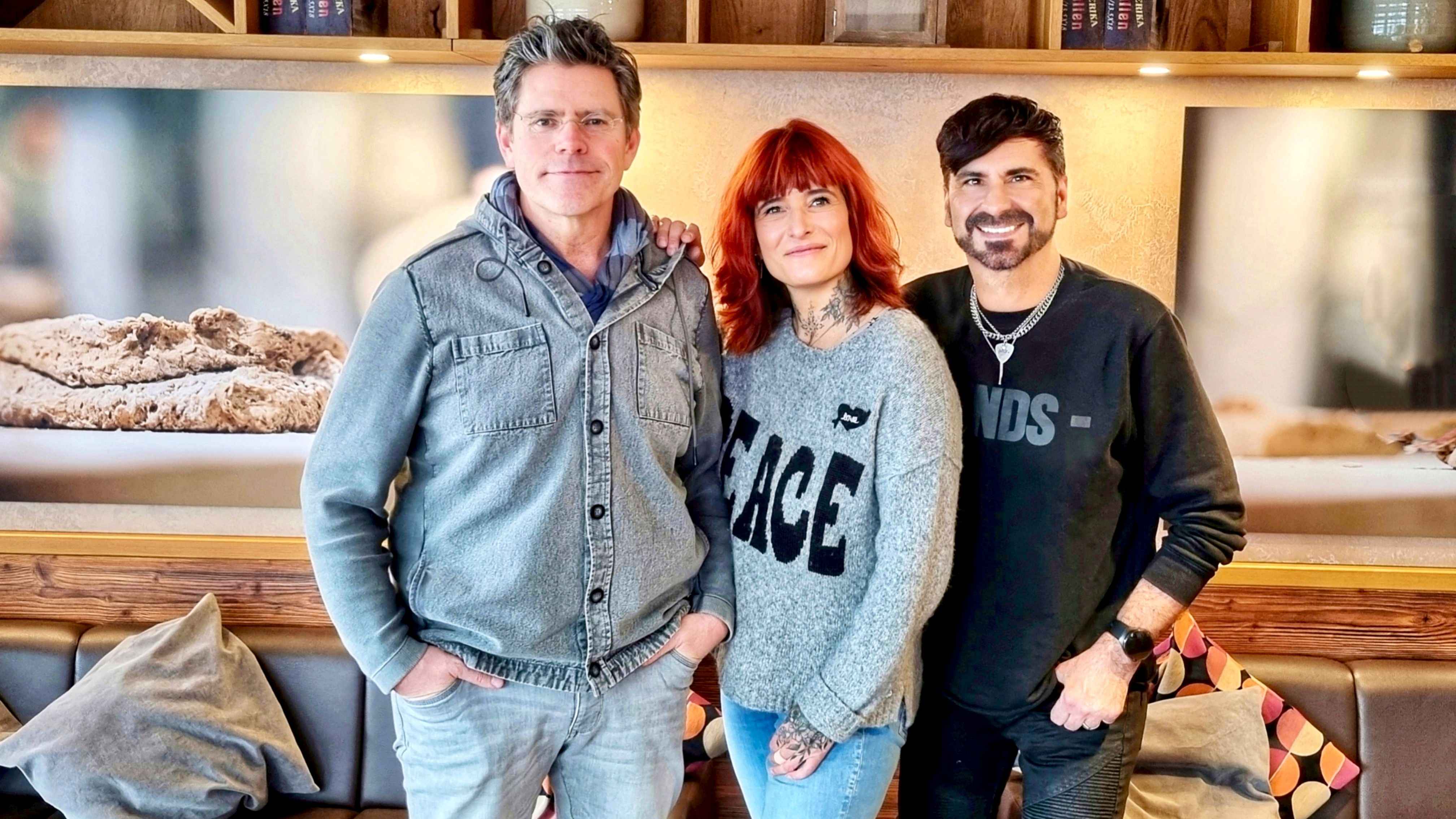 Neue Partner: Frank Haberland (links, Lasso-Music), Sonja Kittel und Markus Lamers (beide Glüxkinder).