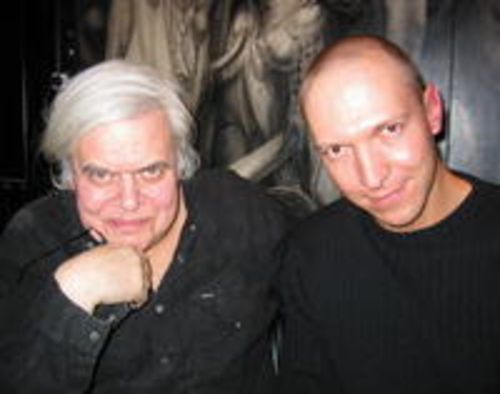 Partner: HR Giger (l.) und Lars Peter Lueg (LPL Records)