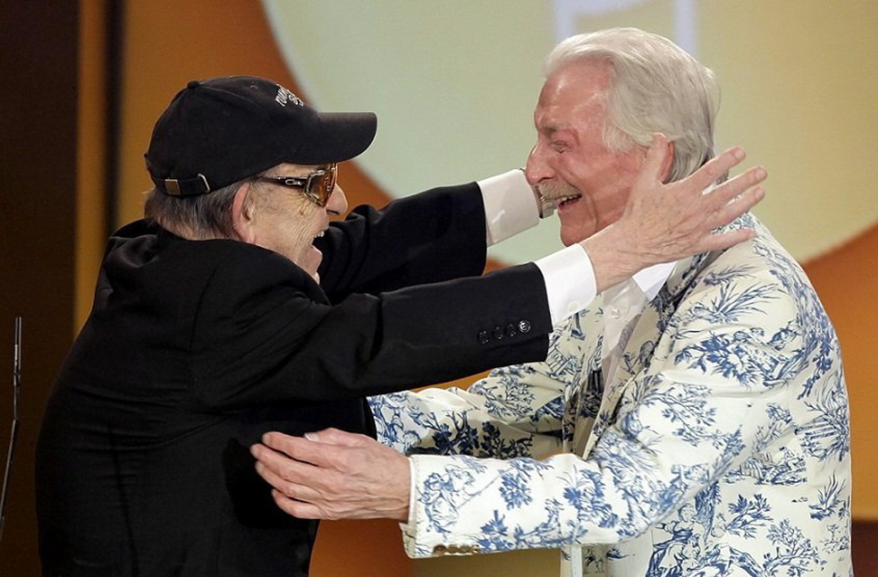 Beim Echo Jazz: Paul Kuhn mit James Last ...