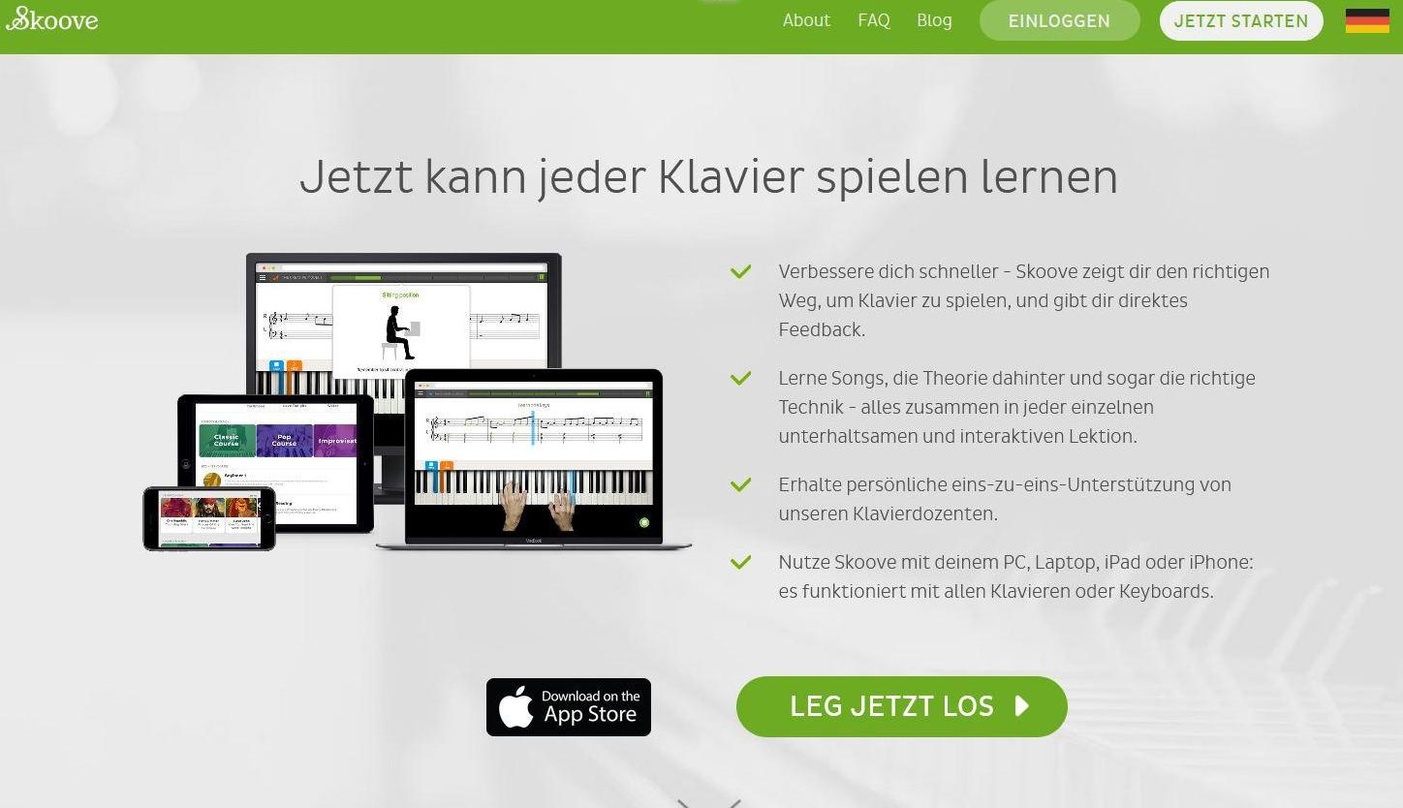 Soll das Klavierspiel online vermitteln: Skoove