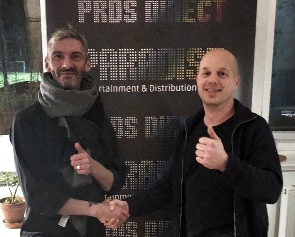 Arbeiten künftig gemeinsam am Berliner Firmensitz von Paradise Entertainment & Distribution: Peter Armster (links) und Geschäftsführer Ralph Böge