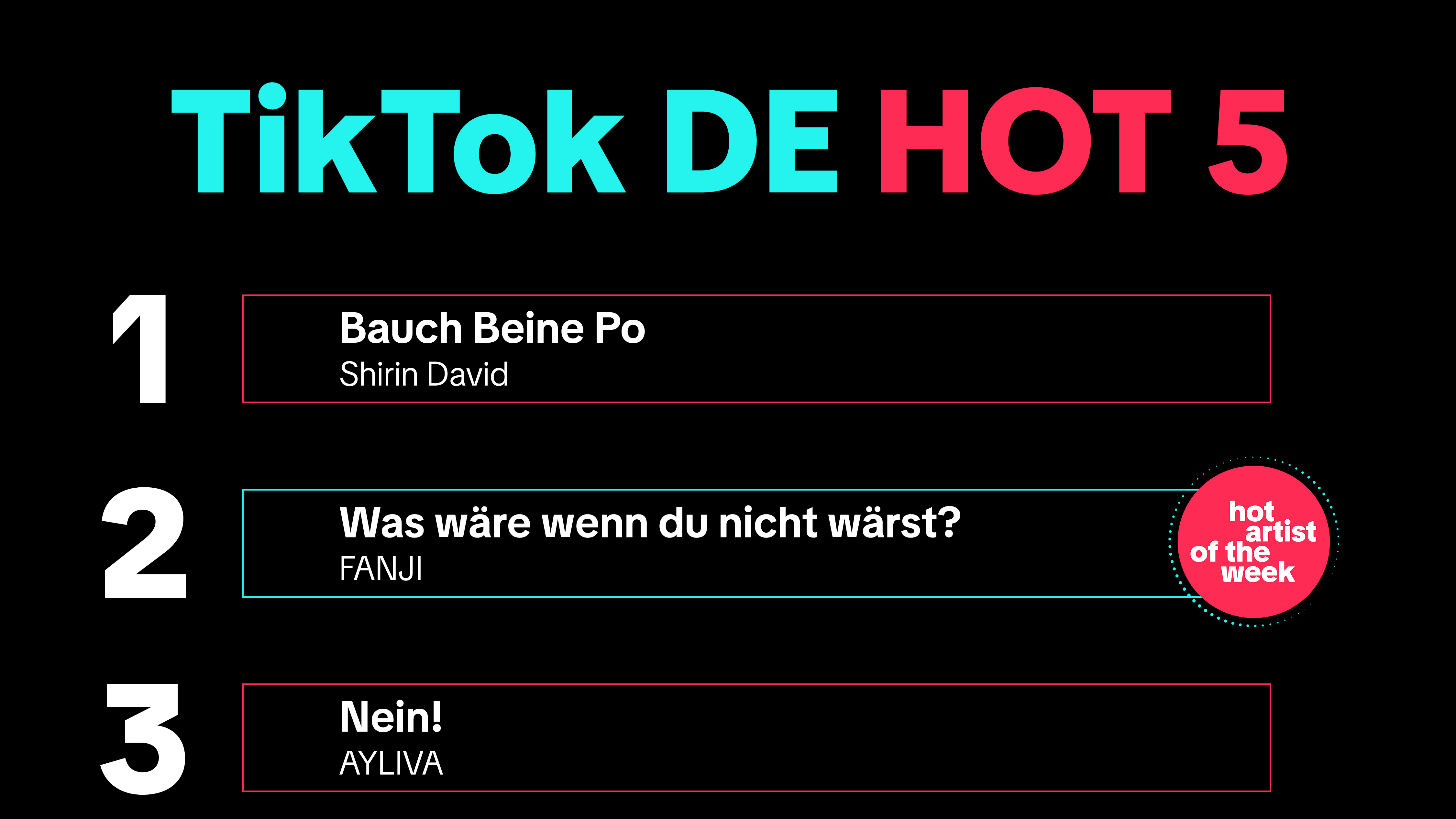 8152b4f4 23a5 4533 be79 bdc991d80416 Kämpfte sich auf die Eins: Shirin David mit "Bauch Beine Po".