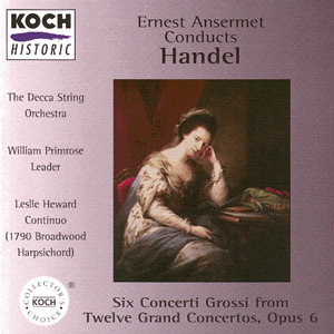 The Decca String Orchestra/William Primrose u.a. – Six Concerti Grossi From Twelve Grand Concertos, op.6