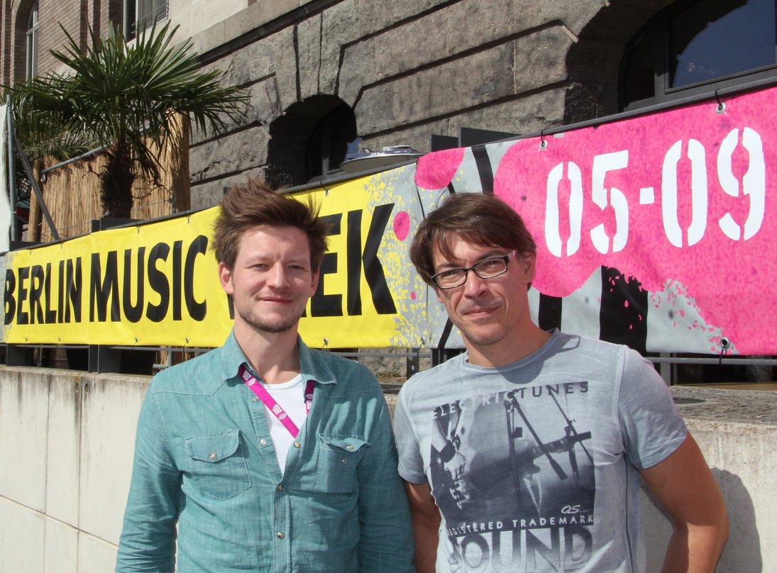 Stellten die Berlin Music Week 2012 auf die Beine: Projektleiter Björn Döring (rechts) und Kommunikationsleiter Tommy Nick
