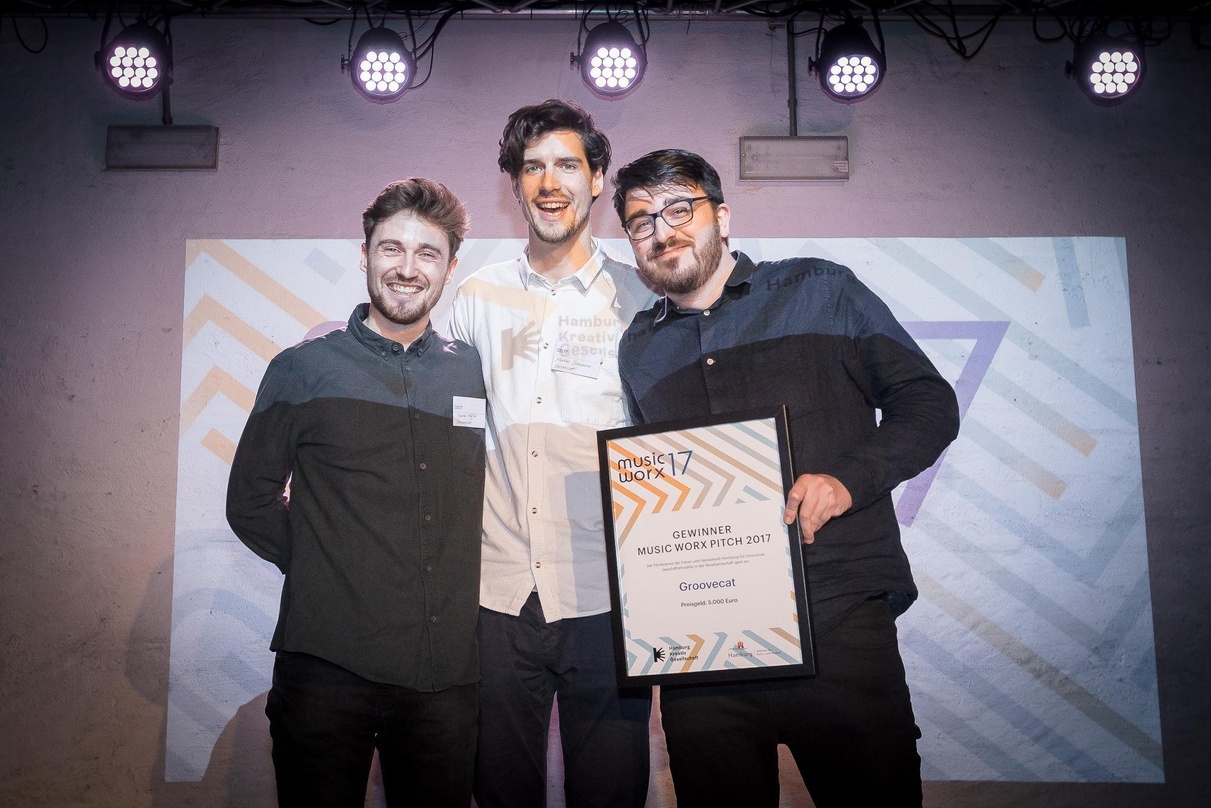 Gingen beim Music Worx Pitch 2017 als Sieger hervor: Groovecat