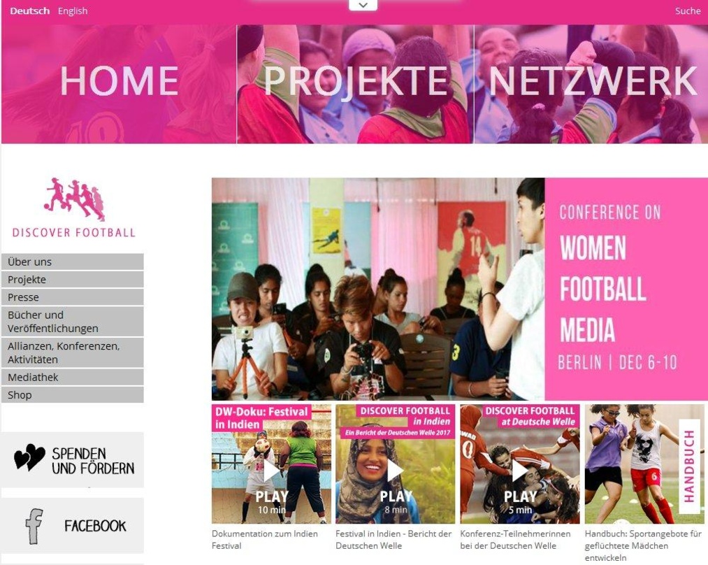 Erhält Geld aus Roskilde: die Initiative Discover Football