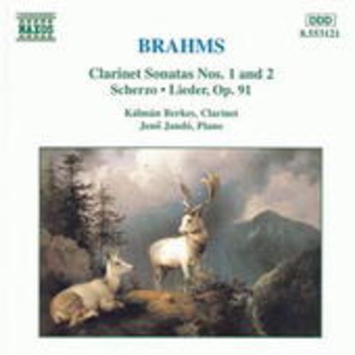 Kalman Berkes/Jeno Jando – Sonaten für Klarinette und Klavier f-moll und Es-Dur op. 120/Scherzo c-moll