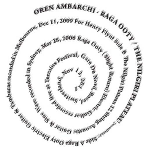 Oren Ambarchi – Raga Ooty/Nilgiri Plateau