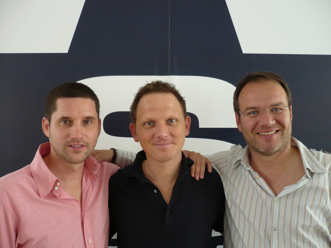 Arbeiten wieder zusammen (v.l.n.r.): Peter Aleksander, Tom Keil und Frank Fenslau