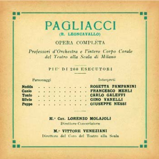 Lorenzo Molajoli – Pagliacci