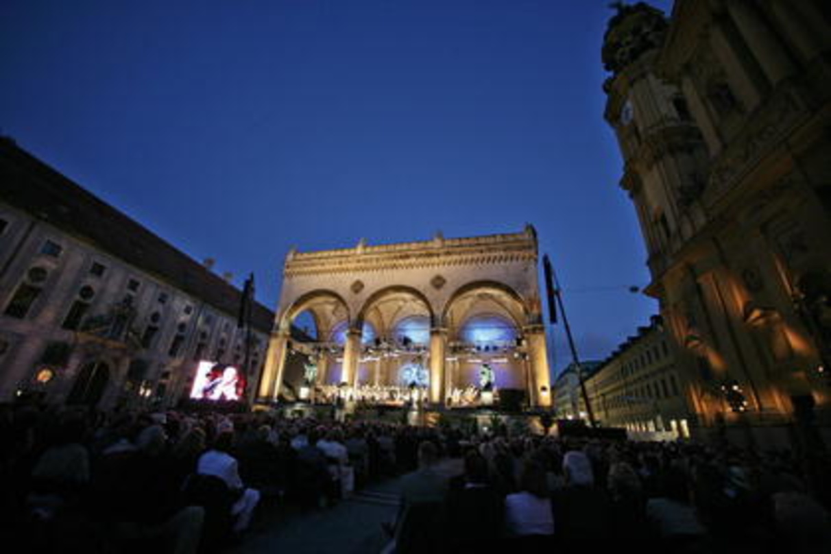 Italienisches Flair: die Kulisse von "Klassik am Odeonsplatz"