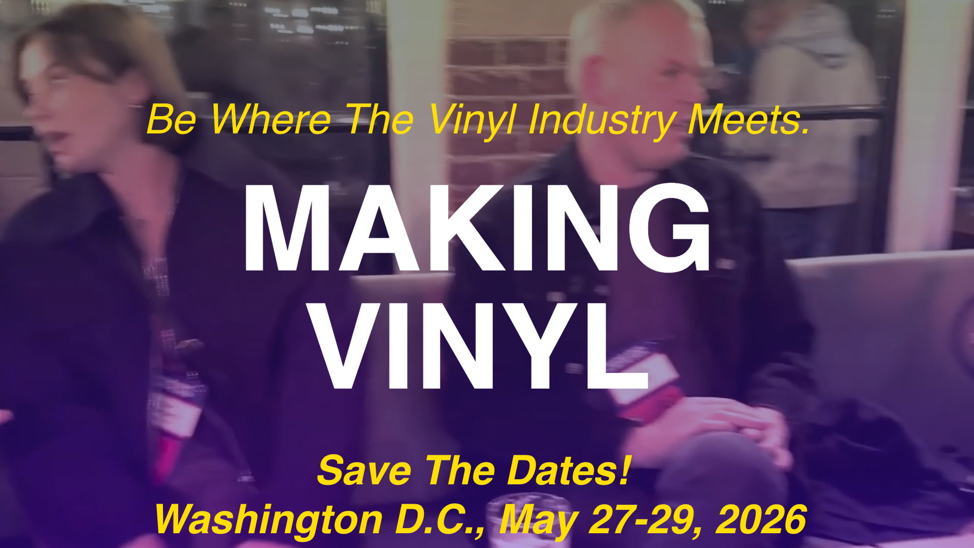 Zieht 2026 nach Washington, D.C.: Making Vinyl.