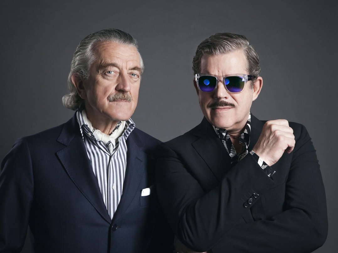 Schlagen mit ihren allersten Live-Shows noch mal ein neues Yello-Kapitel auf: Dieter Meier (links) und Boris Blank