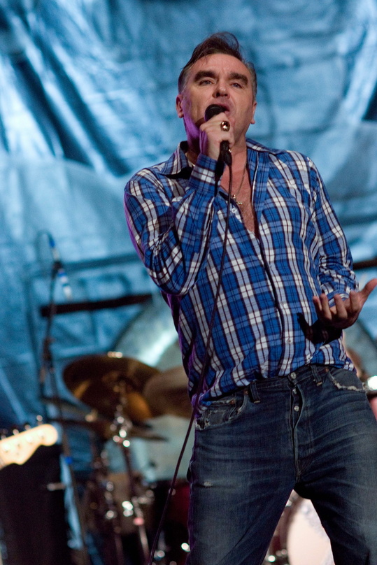 Charismatische Erscheinung auf der Bühne: Morrissey