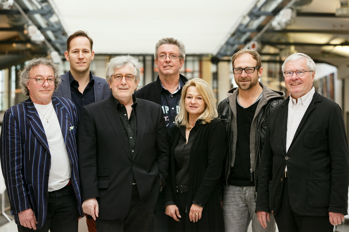 Nach der Wahl: der neue Vorstand des Deutschen Textdichter-Verbands mit (von links) Peter Zentner (Schriftführer), Tobias Reitz (Beirat), Frank Dostal (Präsident), Klaus Pelizaeus (Beirat)...