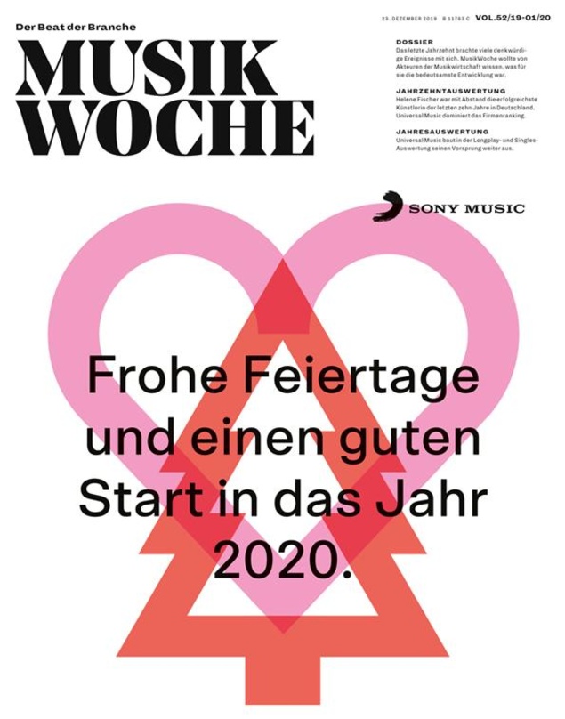 Die E-Paper-Ausgabe von MusikWoche Vol. 52 2019 - 01 2020