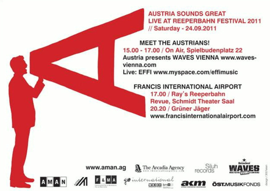 Volles Programm am 24. September: Österreichs Aktivitäten beim Reeperbahn Festival